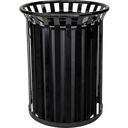 Ex-Cell Kaiser 37-Gal. Receptacle - Steel, Black Gloss SC-2633 BLK